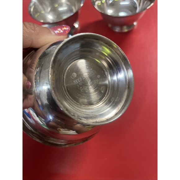 4 REED & BARTON Paul Revere Design Miniature 3.5" Bowl Trinket Dish Dipping VTG - Picture 4 of 4